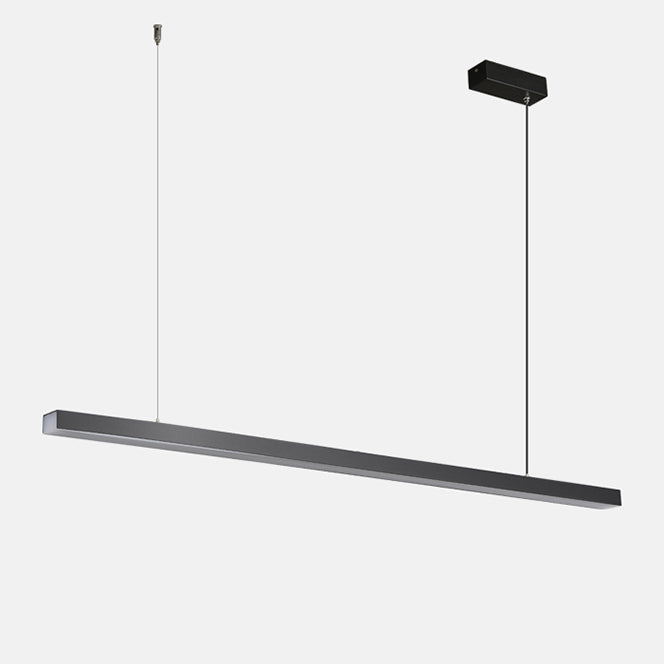 Sleek Metal Kitchen Island LED Pendant Light