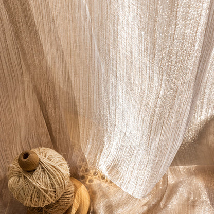 Sheer White Drapes for Living Room