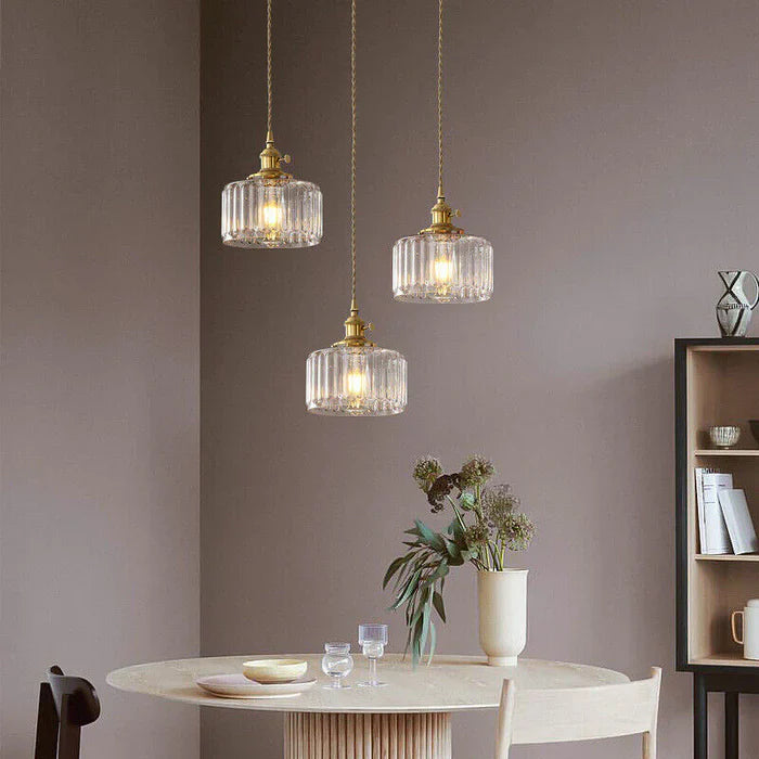 Classic Elegant Glass Drop Pendant Light