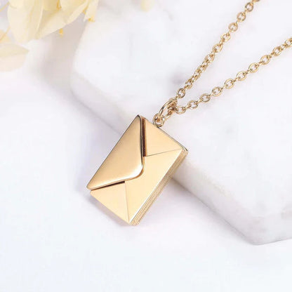 Heartfelt Love Letter Pendant Necklace