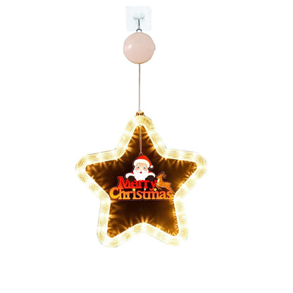 Festive Christmas Star LED Window Light Decoration