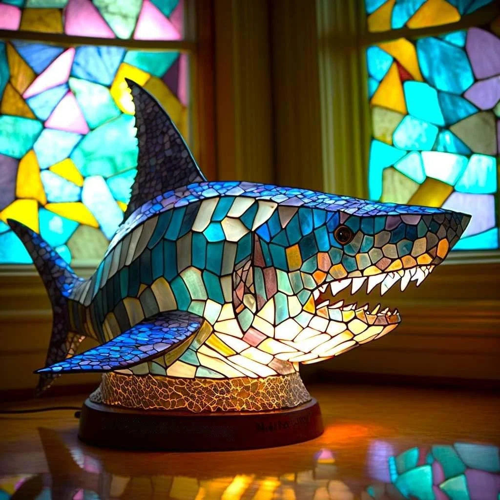 Stylish Animal Print Desk Lamp