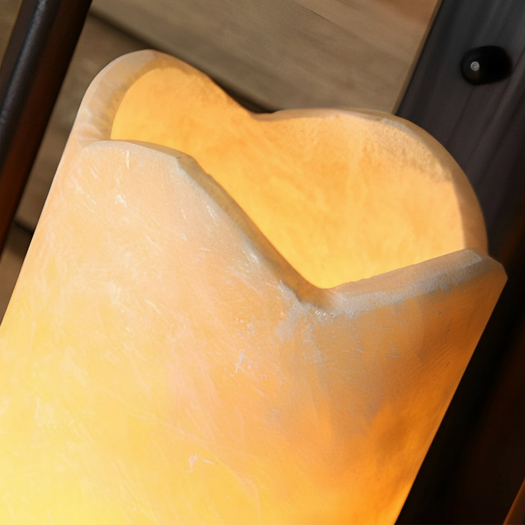 Contemporary LED Wall Light – Sleek Metal Marble Finish