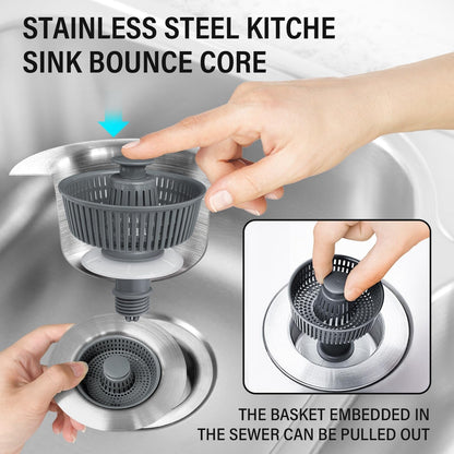 Improved Kitchen Sink Basket Drain Strainer