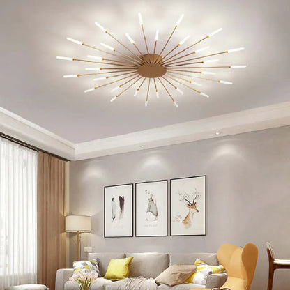 Sleek Metal Crystal Desk Lamp