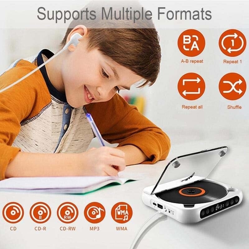 Compact Wireless CD Music Player