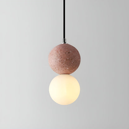 Round Glass Pendant Light