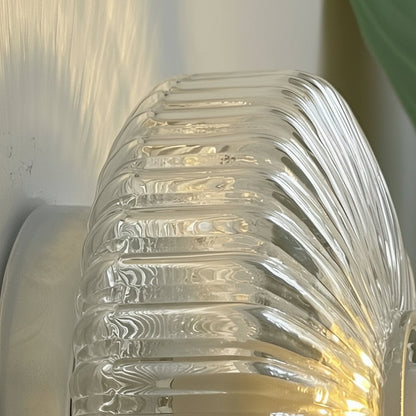 Contemporary Round Glass Wall Lamp