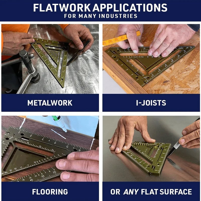 Accurate Rafter Square Measuring Tool