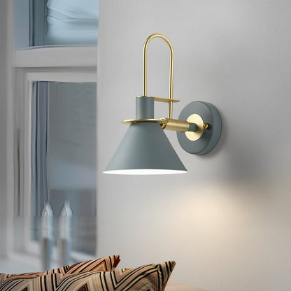 Contemporary Brass LED Wall Lamp