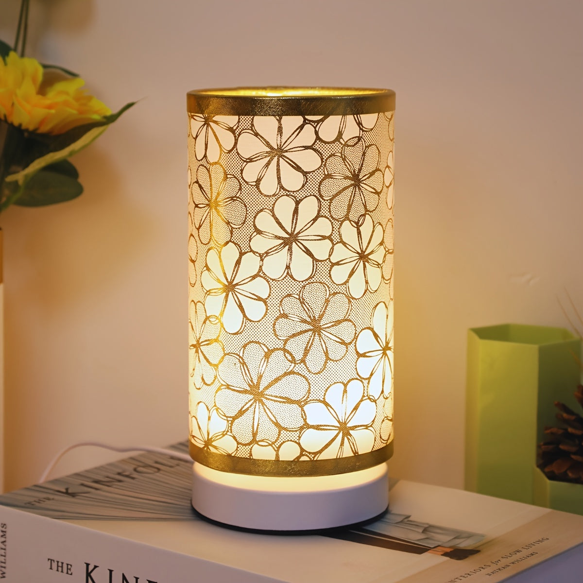 Bright USB Desk Lamp in Sleek Metal Cylinder