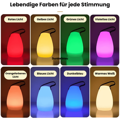Compact Outdoor LED Table Light with Remote