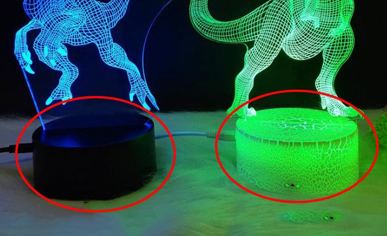 Cool 3D LED Lamp for Home Decor