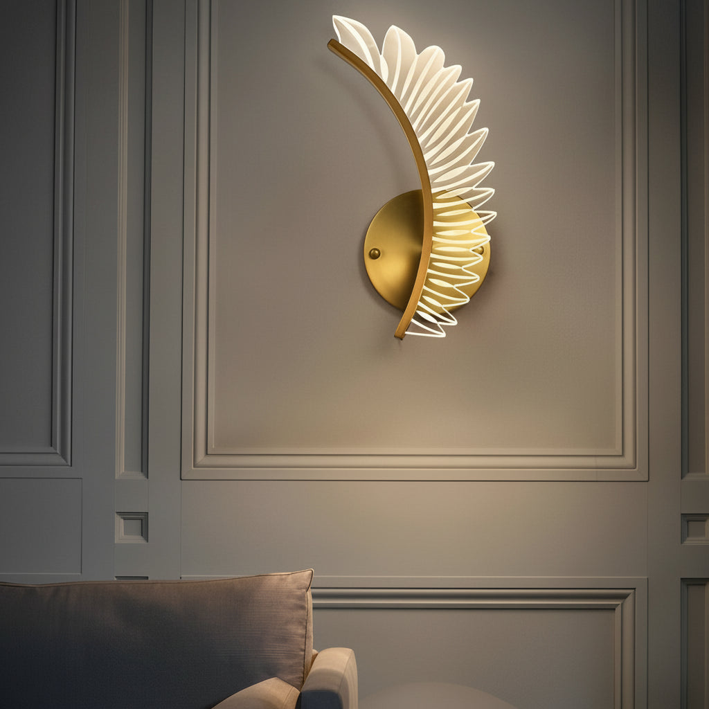 Stylish Copper LED Wall Light Fixture
