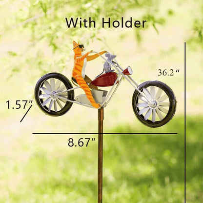 Classic Bike Outdoor Garden Decor Spinner