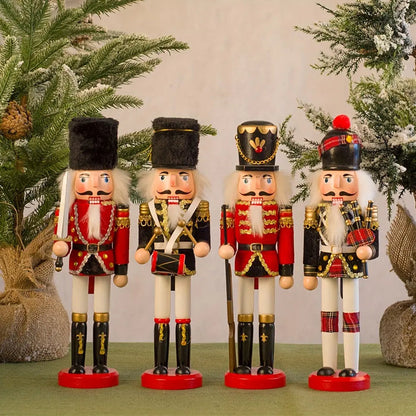 Classic Wooden Christmas Nutcracker Decoration
