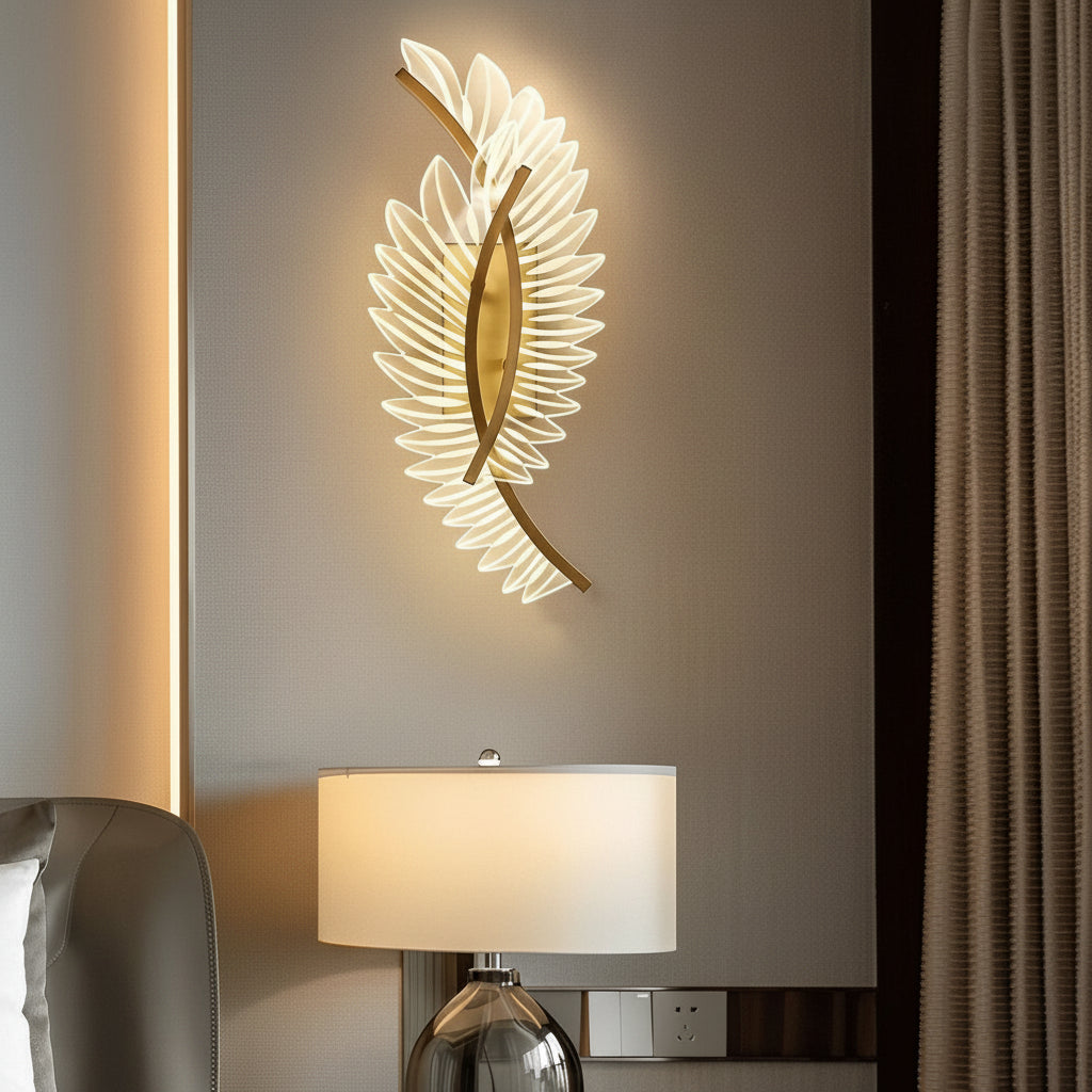 Stylish Copper LED Wall Light Fixture