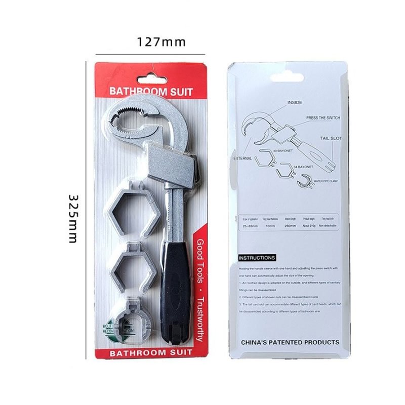 Essential Bathroom Tool Kit Set