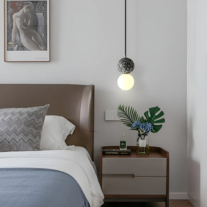 Round Glass Pendant Light