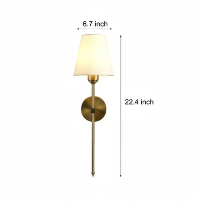 Contemporary Copper LED Wall Lamp Shade