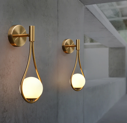 Simple Scandinavian White Wall Light | Noxord