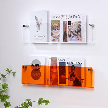 Clear Wall Mounted Acrylic Shelf Organizer