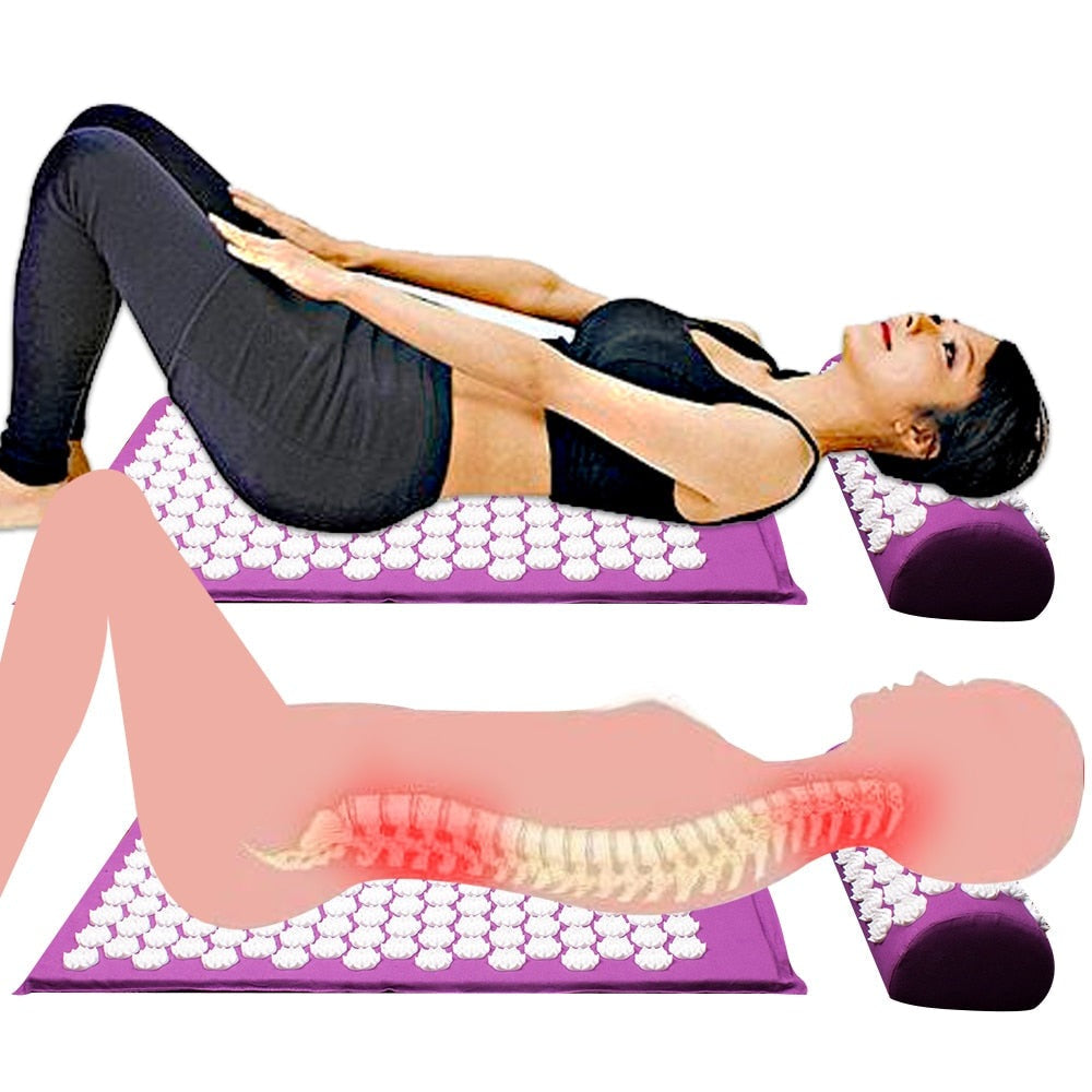 Comfortable Yoga Mat & Pillow Set