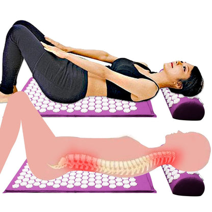 Comfortable Yoga Mat & Pillow Set