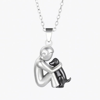Beautiful Embrace Pendant Necklace Fashion Jewelry