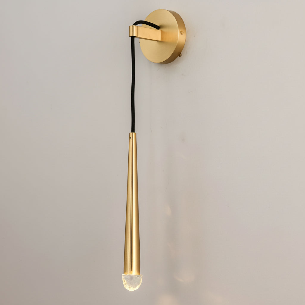 Modern Crystal LED Wall Light Fixture