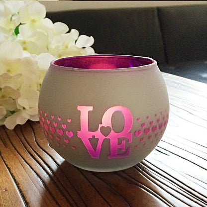 Vintage Glass Candle Tealight Holder