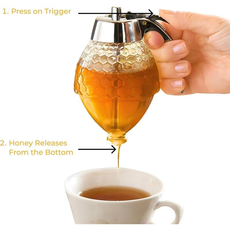 Easy-Pour Honey Bottle Dispenser