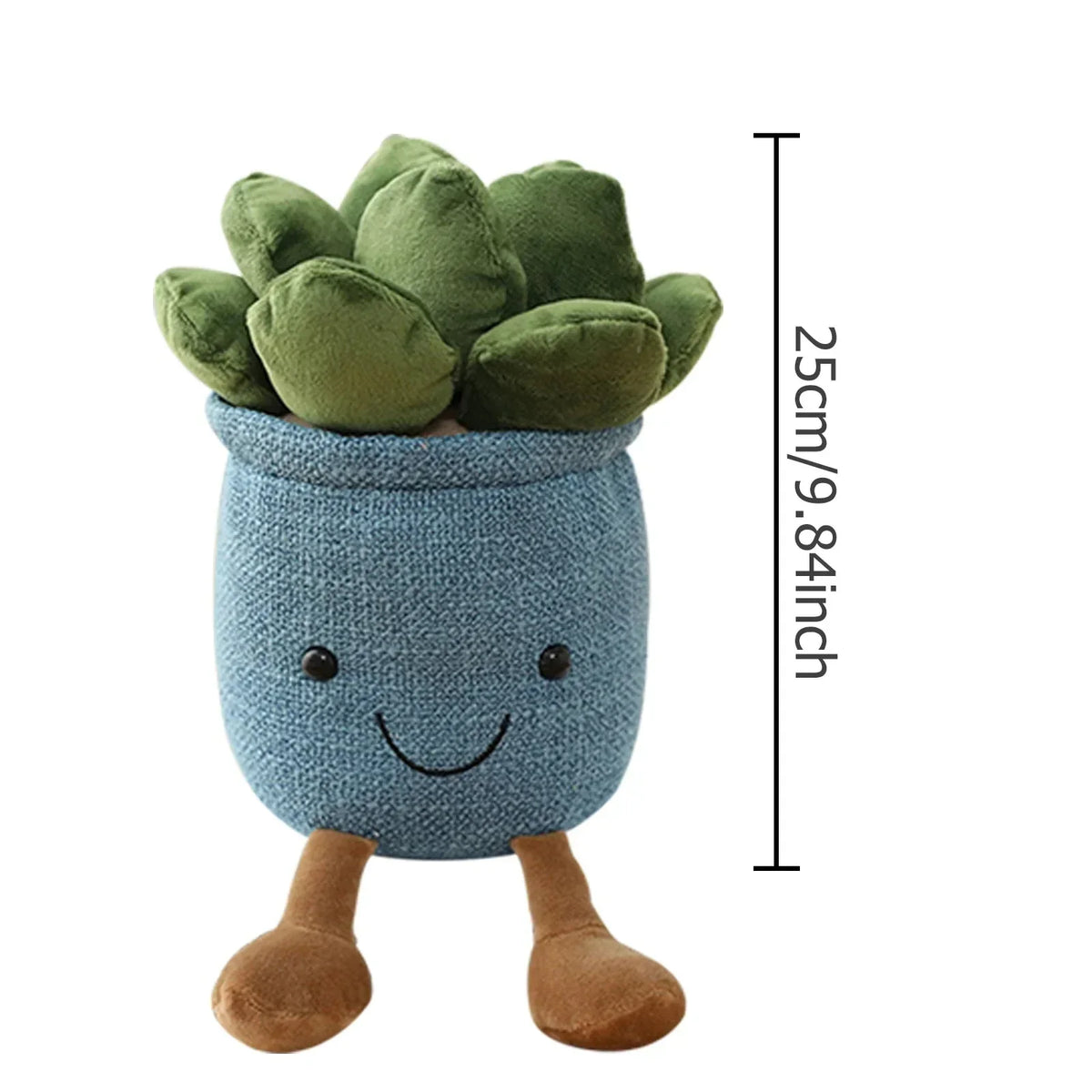Cute Succulent Pillow: Plush Home Decor Cushion