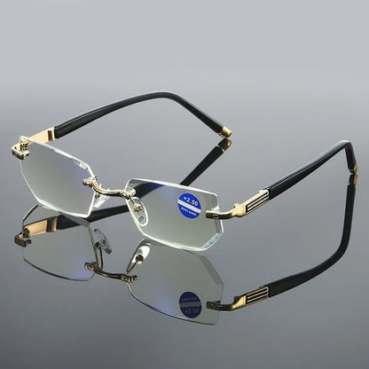 Prescription Blue Blocker Multifocal Reading Glasses