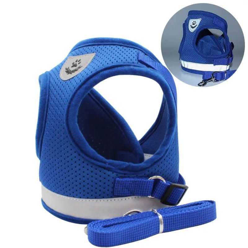 Safe Cat Harness with Reflective Straps