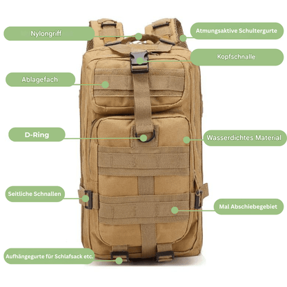 Waterproof 50L Outdoor Hiking Backpack