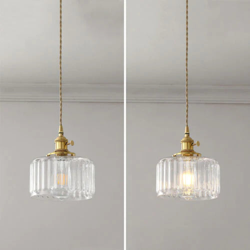 Classic Glass Drop Pendant Lamp