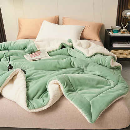 Plush Reversible Square Area Rug – Dense & Cozy