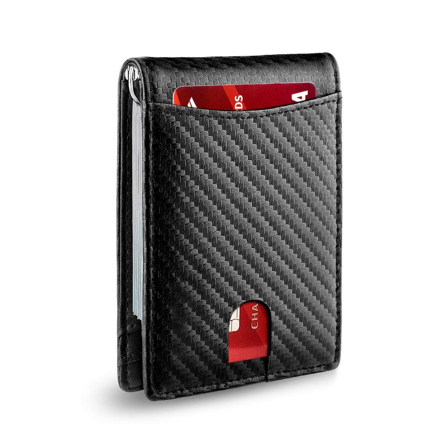 Thin Leather Mens Wallet with RFID Blocking