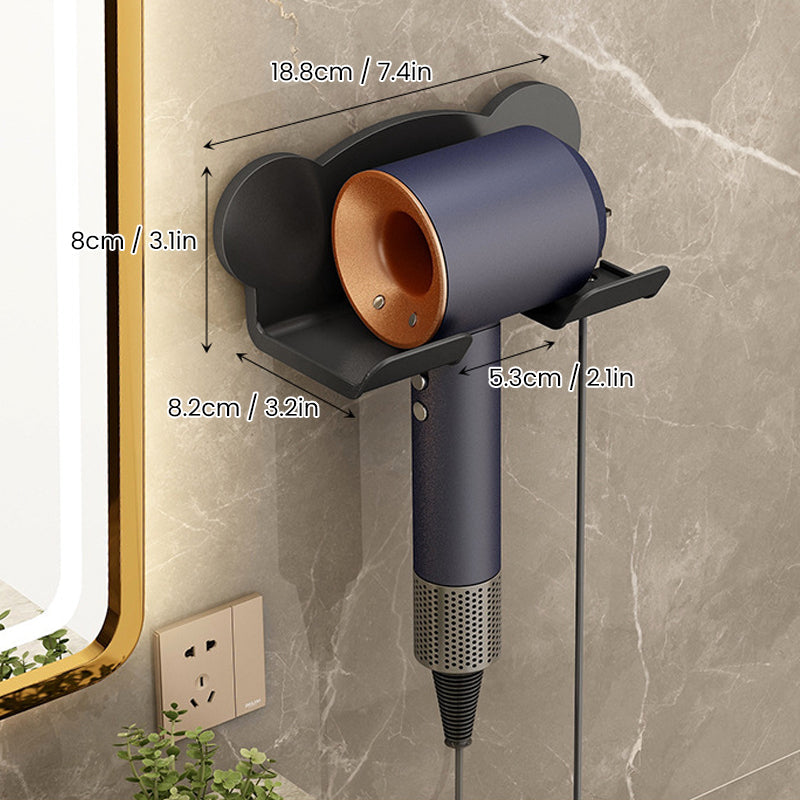 Wall Mount Hair Dryer Storage