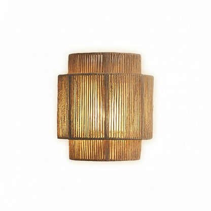 Rustic Hemp Rope LED Wall Light