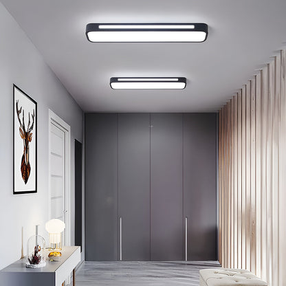 Sleek Modern Rectangular Ceiling Lamp