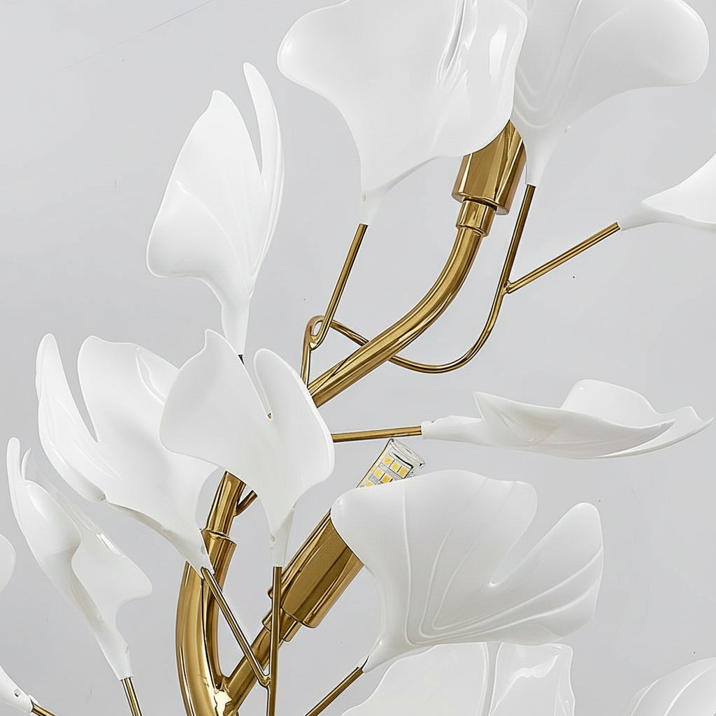 Rustic Metal Leaf Dimmable LED Wall Light