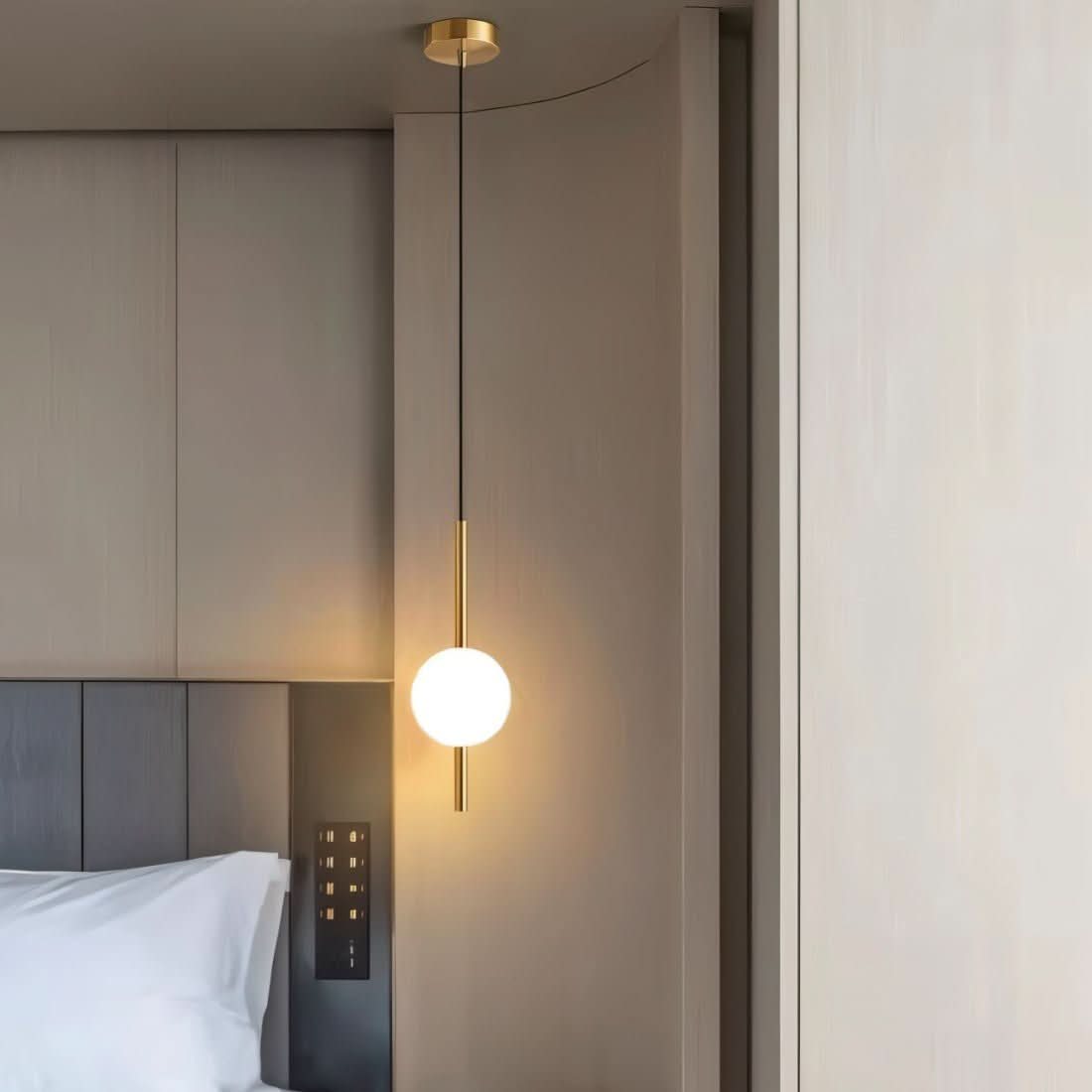 Modern Glass Pendant LED Ceiling Light