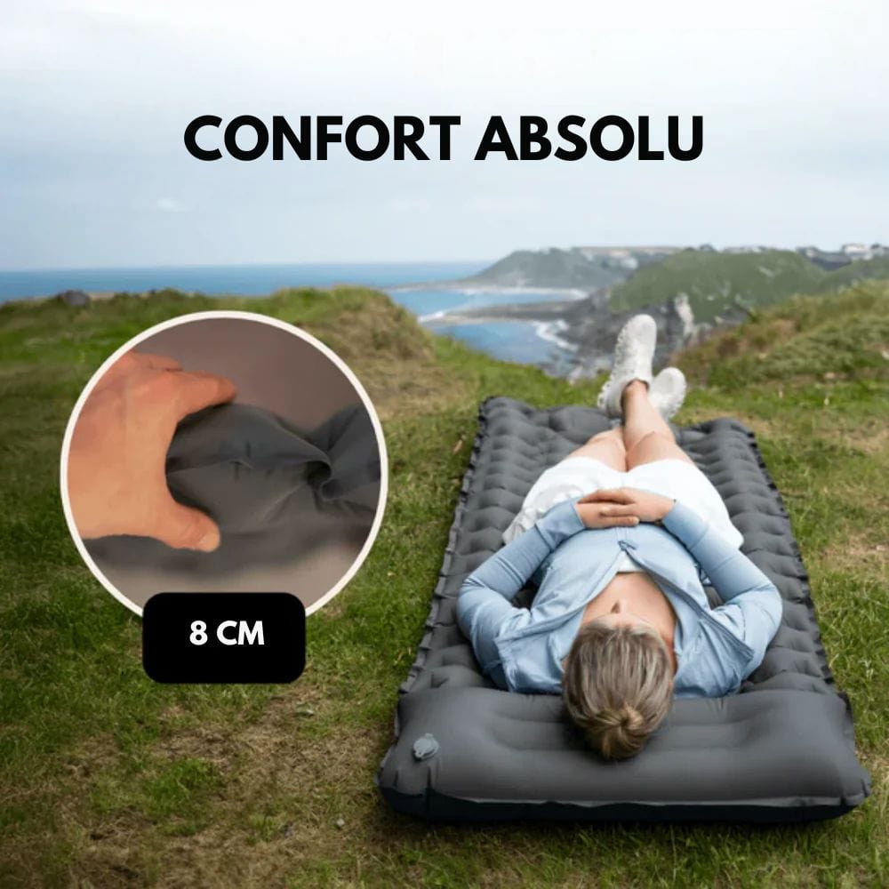 Portable Camping Air Mattress with Pump & Pillow
