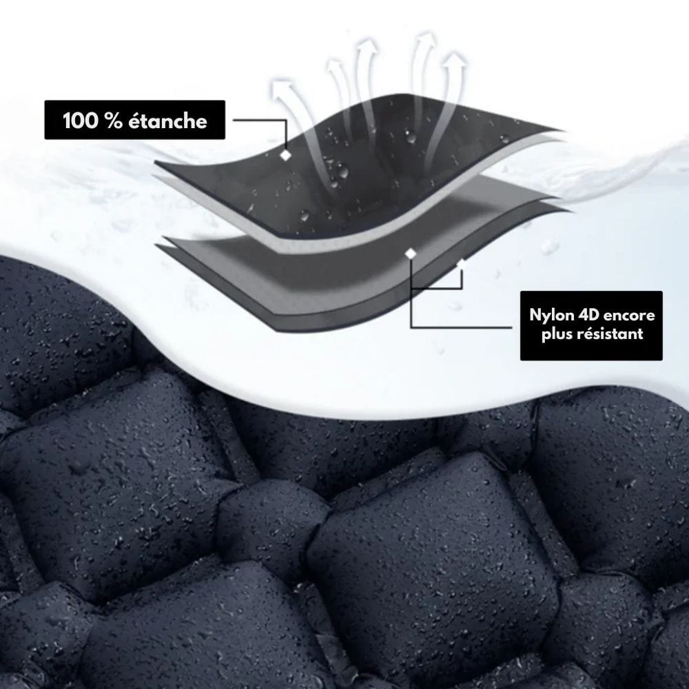 Portable Camping Air Mattress with Pump & Pillow