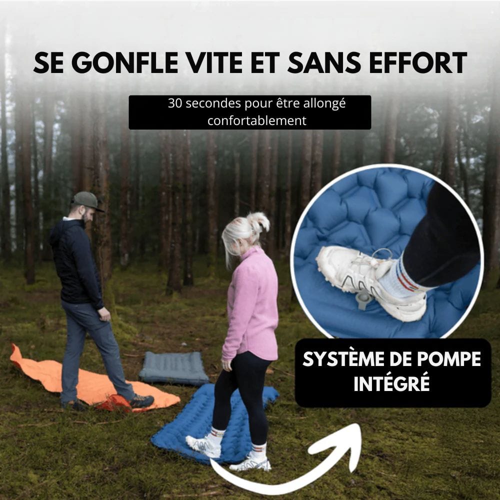 Portable Camping Air Mattress with Pump & Pillow