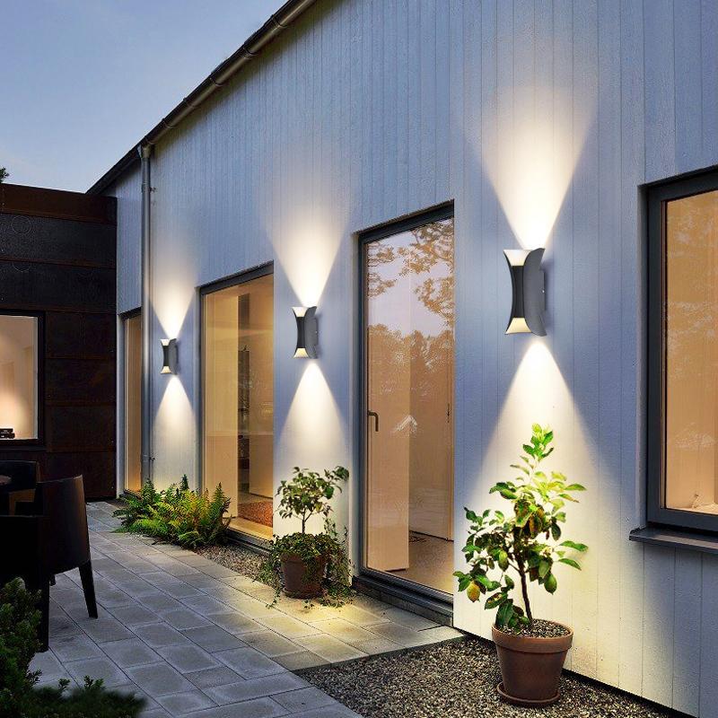 Outdoor LED Wall Sconce Waterproof Modern Light Fixtures