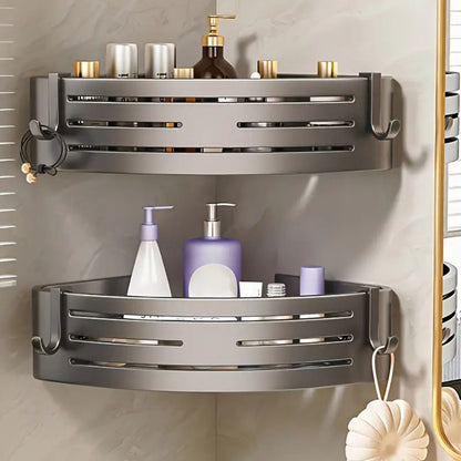 Aluminum Corner Shower Caddy Rack