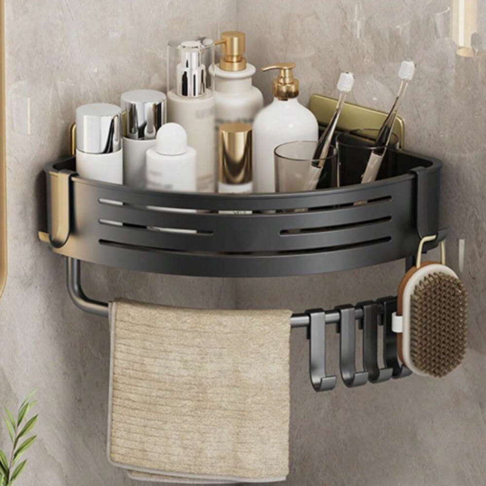 Aluminum Corner Shower Caddy Rack